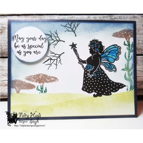 Simon Says Stamp! Fairy Hugs WIZARD LIGHTNING Clear Stamps FHS-499