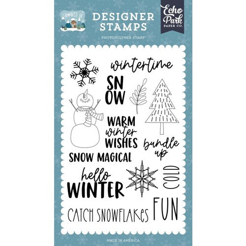 Simon Says Stamp! Echo Park SNOW MAGICAL Clear Stamps si288043