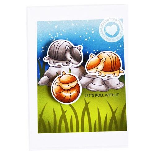 Simon Says Stamp! Clearly Besotted GREEN GREEN GRASS Stencil