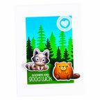 Simon Says Stamp! Clearly Besotted FESTIVE FOREST Stencil