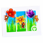 Simon Says Stamp! Clearly Besotted FESTIVE FOREST Stencil