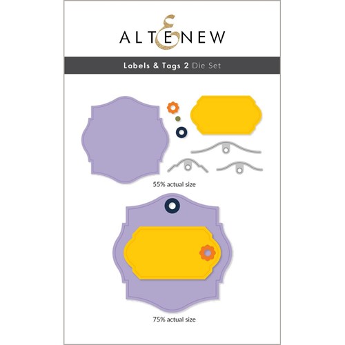 Simon Says Stamp! Altenew LABELS AND TAGS 2 Dies ALT7403
