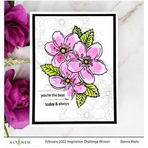 Simon Says Stamp! Altenew CHERRY BLOSSOM BUNCH Clear Stamps ALT7384