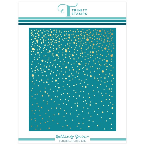 Simon Says Stamp! Trinity Stamps FALLING SNOW Hot Foil Plate tmd-171