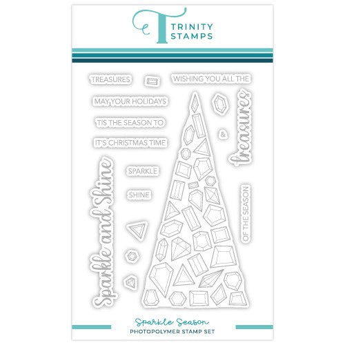 Simon Says Stamp! Trinity Stamps SPARKLE SEASON Clear Stamp Set tps-216