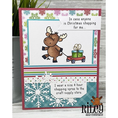 Simon Says Stamp! Riley And Company Funny Bones SIZE 4 HOUR SHOPPING SPREE Cling Stamp RWD-1074