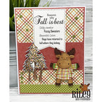 Simon Says Stamp! Riley And Company Funny Bones REASONS WHY FALL IS BEST Cling Stamp RWD-1080