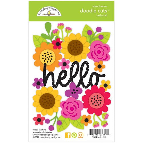 Simon Says Stamp! Doodlebug HELLO FALL Doodle Die Cuts 7814