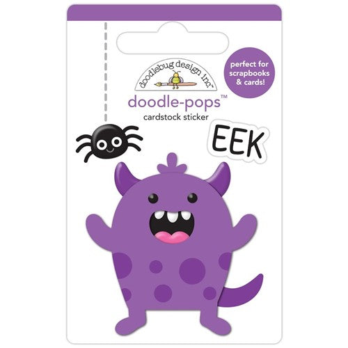 Simon Says Stamp! Doodlebug EEK! Doodle Pops 3D Stickers 7857