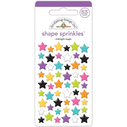 Simon Says Stamp! Doodlebug MIDNIGHT MAGIC Shape Sprinkles 7847