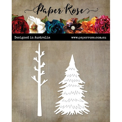 Simon Says Stamp! Paper Rose ETCHED PINE TREE LARGE Dies 26191