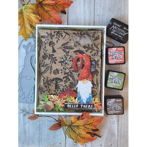 Simon Says Stamp! Simon Says Stamp Embossing Folder FOREST FLOOR sf288 Cozy Hugs