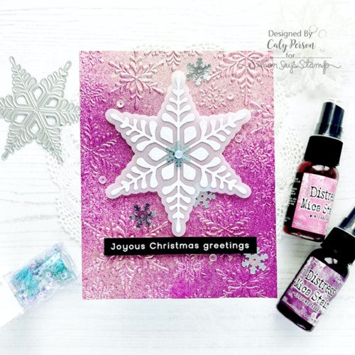 Simon Says Stamp! Simon Says Stamp Embossing Folder And Dies GLISTENING SNOWFLAKES sfd304 | color-code:ALT01