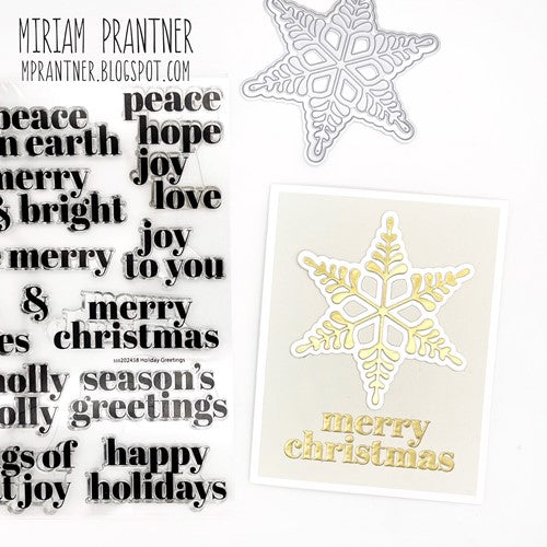 Simon Says Stamp! Simon Says Stamp Embossing Folder And Dies GLISTENING SNOWFLAKES sfd304 | color-code:ALT2