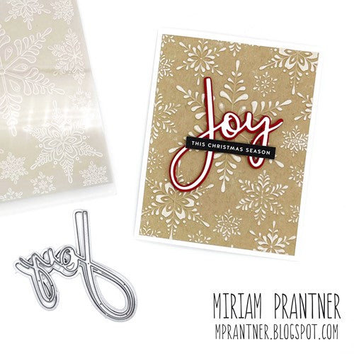 Simon Says Stamp! Simon Says Stamp Embossing Folder And Dies GLISTENING SNOWFLAKES sfd304 | color-code:ALT6