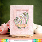 Simon Says Stamp! Waffle Flower SNOW DROP Clear Stamps 421147