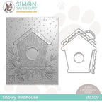 Simon Says Stamp! Simon Says Stamp Embossing Folder And Dies SNOWY BIRDHOUSE sfd309