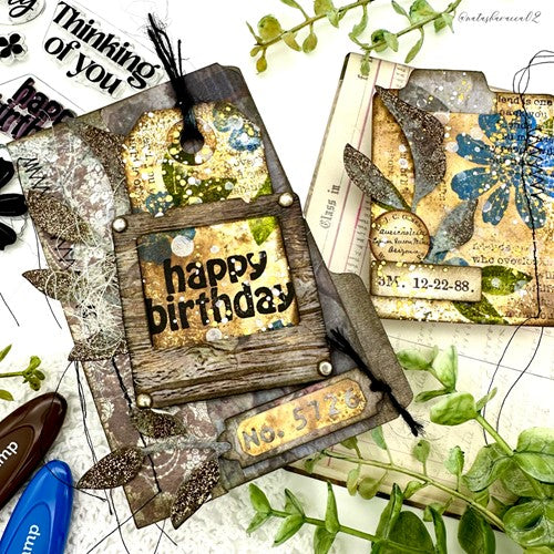 Simon Says Stamp! Simon Says Stamp Stencil SNOWFALL AND BANKS ssst221640