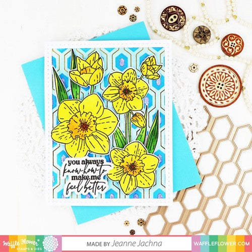 Simon Says Stamp! Waffle Flower NARCISSUS Dies 421146