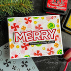Simon Says Stamp! Simon Says Stamp Stencils LAYERING PEPPERMINTS ssst221638 Cozy Hugs | color-code:ALT1