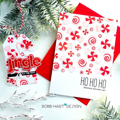 Simon Says Stamp! Simon Says Stamp Stencils LAYERING PEPPERMINTS ssst221638 Cozy Hugs