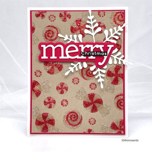 Simon Says Stamp! Simon Says Stamp Stencils LAYERING PEPPERMINTS ssst221638 Cozy Hugs