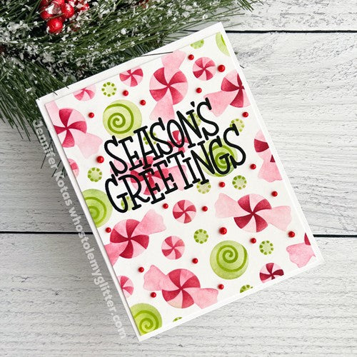 Simon Says Stamp! Simon Says Stamp Stencils LAYERING PEPPERMINTS ssst221638 Cozy Hugs | color-code:ALT6