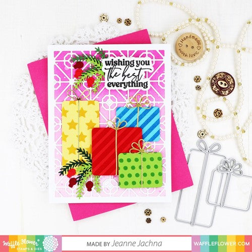 Simon Says Stamp! Waffle Flower HELLO FRIEND Clear Stamps 421121