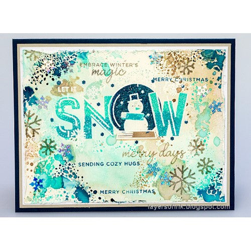 Simon Says Stamp! CZ Design Stamps and Dies LET IT SNOW set564ls Cozy Hugs | color-code:ALT4