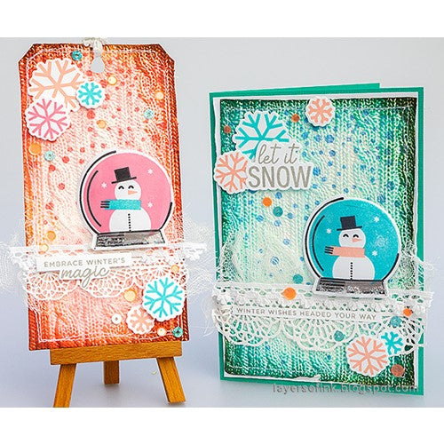 Simon Says Stamp! CZ Design Stamps and Dies LET IT SNOW set564ls Cozy Hugs | color-code:ALT5
