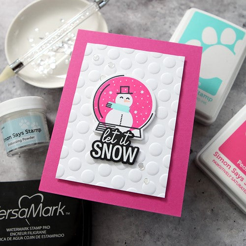 Simon Says Stamp! CZ Design Clear Stamps LET IT SNOW cz274c Cozy Hugs | color-code:ALT0