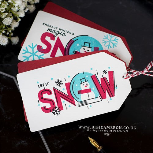 Simon Says Stamp! CZ Design Clear Stamps LET IT SNOW cz274c Cozy Hugs | color-code:ALT71