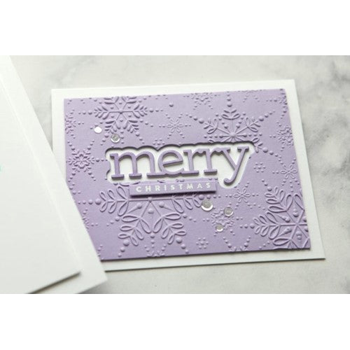 Simon Says Stamp! CZ Design Wafer Dies MERRY WORD czd175 Cozy Hugs | color-code:ALT11