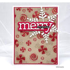 Simon Says Stamp! CZ Design Wafer Dies MERRY WORD czd175 Cozy Hugs