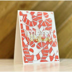 Simon Says Stamp! CZ Design Wafer Dies MERRY WORD czd175 Cozy Hugs