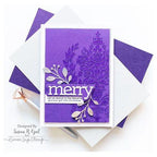 Simon Says Stamp! CZ Design Wafer Dies MERRY WORD czd175 Cozy Hugs