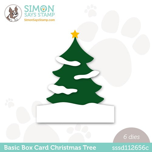 Simon Says Stamp! Simon Says Stamp BASIC BOX CARD CHRISTMAS TREE Wafer Dies sssd112656c Cozy Hugs