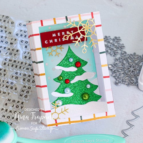 Simon Says Stamp! Simon Says Stamp BASIC BOX CARD CHRISTMAS TREE Wafer Dies sssd112656c Cozy Hugs | color-code:ALT02