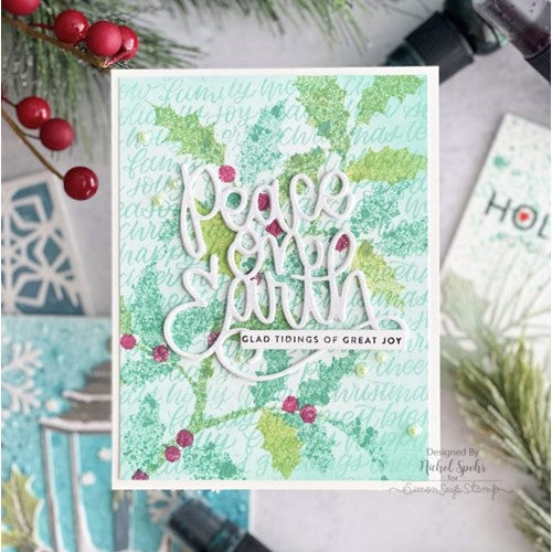 Simon Says Stamp! Simon Says Stamp PEACE ON EARTH SCRIPT Wafer Dies sssd112648 Cozy Hugs | color-code:ALT01