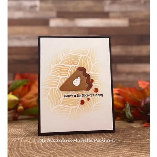 Simon Says Stamp! Simon Says Stamp PUMPKIN PIE SLICE Wafer Dies s800 Cozy Hugs