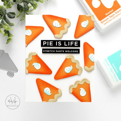 Simon Says Stamp! Simon Says Stamp PUMPKIN PIE SLICE Wafer Dies s800 Cozy Hugs | color-code:ALT4