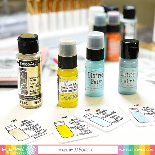 Simon Says Stamp! Waffle Flower SUPPLY SWATCHING Clear Stamps 421185