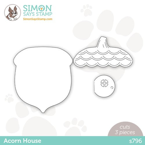 Simon Says Stamp! Simon Says Stamp ACORN HOUSE Wafer Dies s796 Cozy Hugs