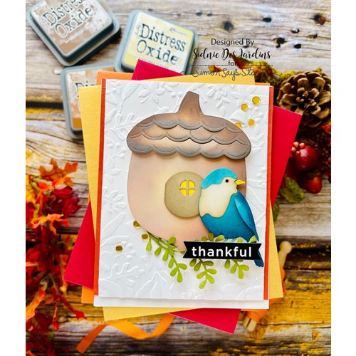 Simon Says Stamp! Simon Says Stamp ACORN HOUSE Wafer Dies s796 Cozy Hugs | color-code:ALT1
