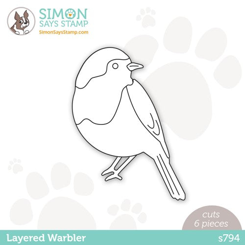 Simon Says Stamp! Simon Says Stamp LAYERED WARBLER Wafer Dies s794 Cozy Hugs