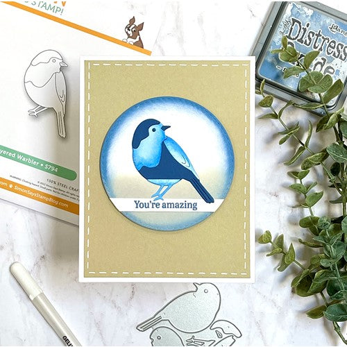 Simon Says Stamp! Simon Says Stamp LAYERED WARBLER Wafer Dies s794 Cozy Hugs | color-code:ALT3