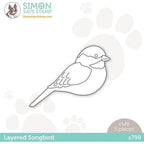 Simon Says Stamp! Simon Says Stamp LAYERED SONGBIRD Wafer Dies s799 Cozy Hugs