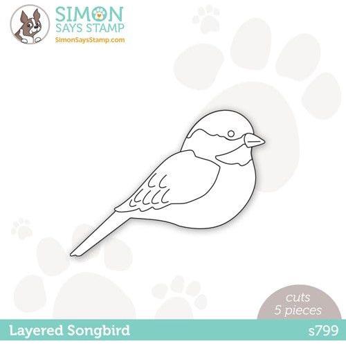 Simon Says Stamp! Simon Says Stamp LAYERED SONGBIRD Wafer Dies s799 Cozy Hugs