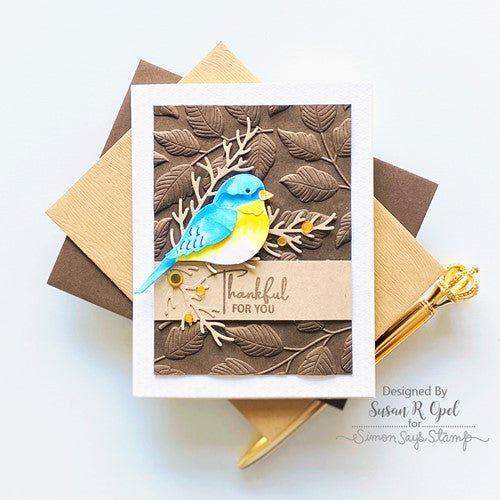 Simon Says Stamp! Simon Says Stamp LAYERED SONGBIRD Wafer Dies s799 Cozy Hugs