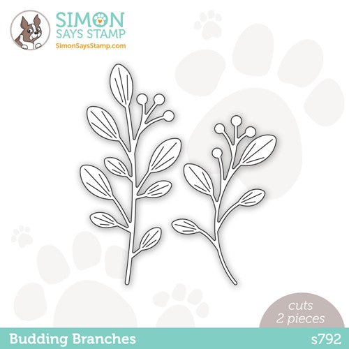 Simon Says Stamp! Simon Says Stamp BUDDING BRANCHES Wafer Dies s792 Cozy Hugs